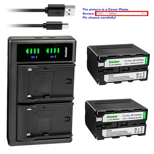 Kastar f970pro battery ltd2 - np-f970pro,