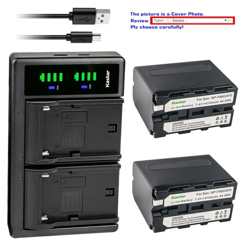 Kastar npf970 battery ltd2 usb - kastar,